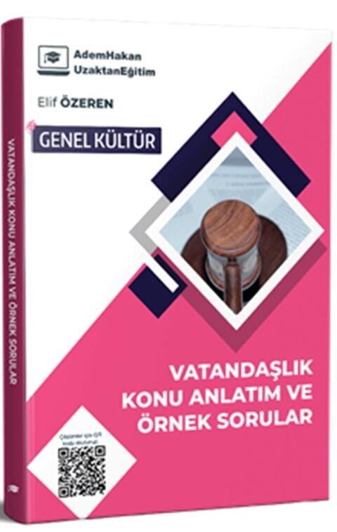 Adem Hakan KPSS Vatandaşlık Konu Anlatım ve Örnek Sorular