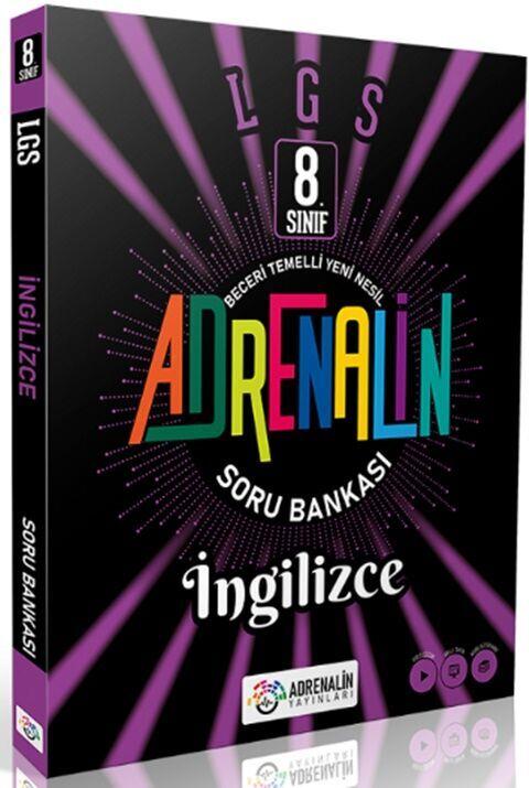 Adrenalin Yayınları 8. Sınıf LGS İngilizce Soru Bankası