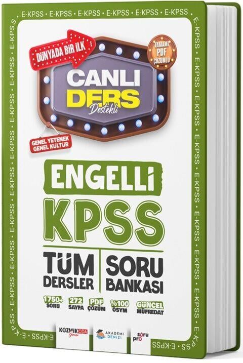 Akademi Denizi KPSS Genel Kültür Genel Yetenek Engelli Tüm Dersler Soru Bankası