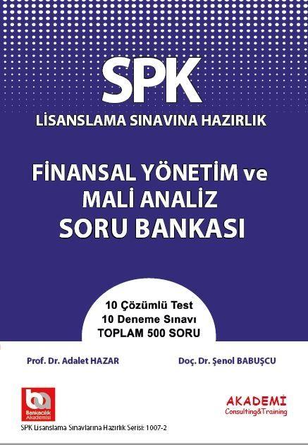 Akademi Eğitim SPK Finansal Yönetim ve Mali Analiz Soru Bankası