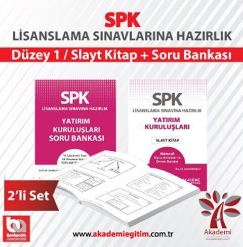 Akademi Eğitim SPK Yatırım Kuruluşları Slayt Deneme Sınavı 2 li Set