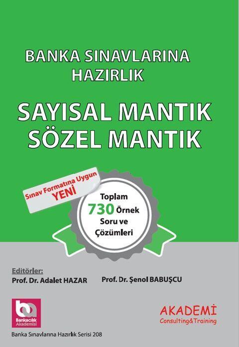Akademi Eğitim Banka Sınavlarına Hazırlık Sayısal Mantık Sözel Mantık