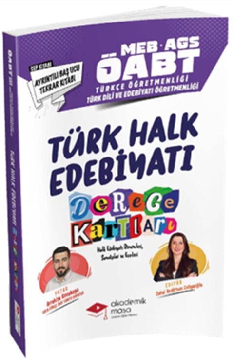 Akademik Masa MEB AGS Türkçe Öğretmenliği Türk Dili ve Edebiyatı Öğretmenliği Türk Halk Edebiyatı Derece Kartları
