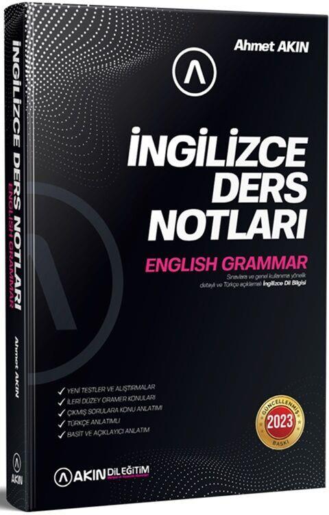 Akın Dil Yayınları YDS YKSDİL İngilizce Grammar Ders Notları