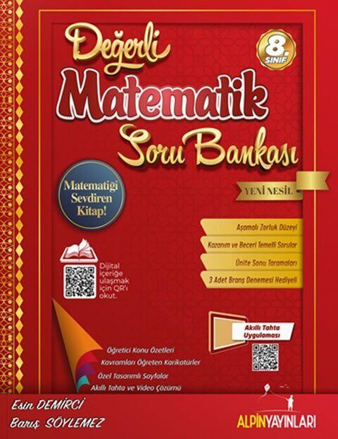 Alpin Yayınları 8. Sınıf Değerli Matematik Soru Bankası
