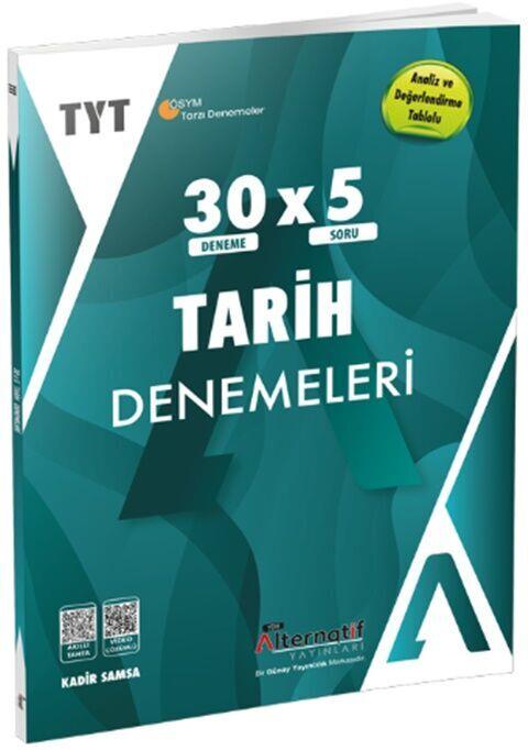 Alternatif Yayınları TYT Tarih 30 x 5 Branş Denemeleri