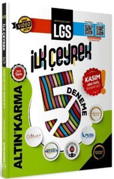 Altın Karma Yayınları 8. Sınıf LGS İlk Çeyrek 5 li Deneme