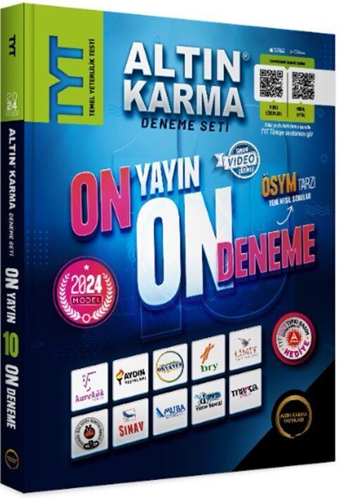 Altın Karma Yayınları TYT On Yayın On Deneme 2024 Model