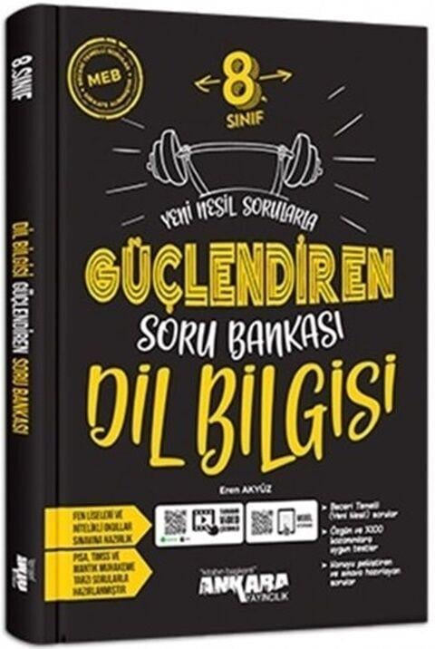 Ankara Yayıncılık 8. Sınıf Dil Bilgisi Güçlendiren Soru Bankası