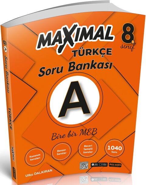 Artı Zeka Yayınları 8. Sınıf Türkçe A Maximal Soru Bankası