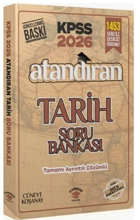 Atandıran Yayıncılık 2026 KPSS Tarih Soru Bankası