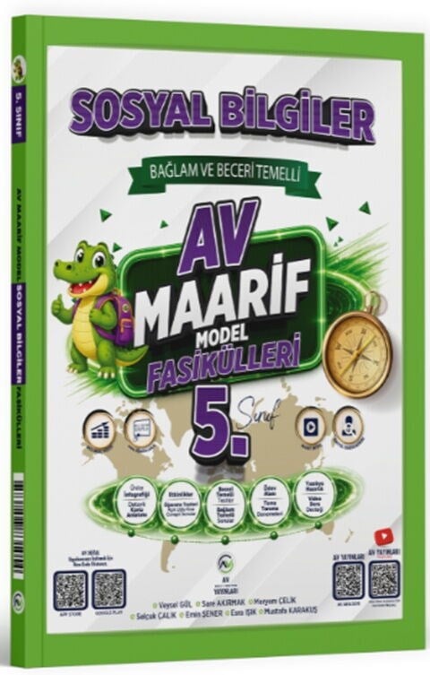 Av Yayınları 5. Sınıf Sosyal Bilgiler Maarif Model Fasikülleri
