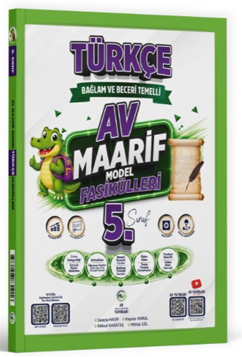 Av Yayınları 5. Sınıf Türkçe Maarif Model Fasikülleri