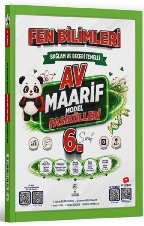 Av Yayınları 6. Sınıf Fen Bilimleri Maarif Model Fasikülleri