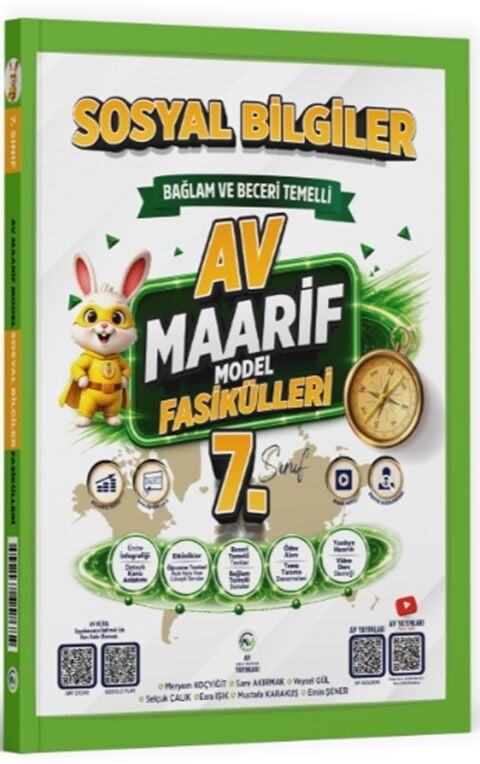 Av Yayınları 7. Sınıf Sosyal Bilgiler Maarif Model Fasikülleri