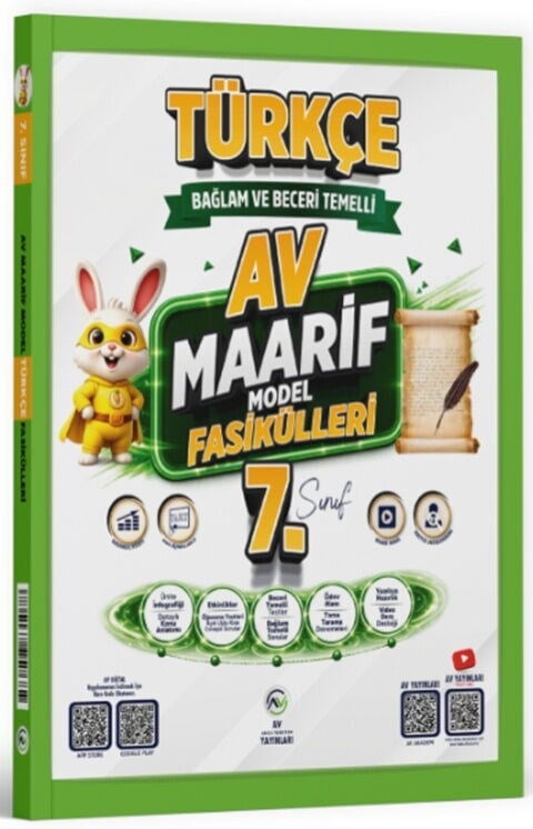 Av Yayınları 7. Sınıf Türkçe Maarif Model Fasikülleri