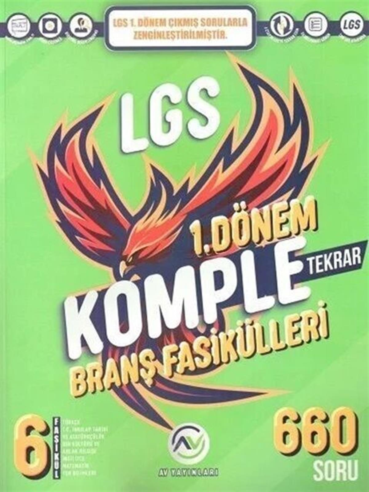 Av Yayınları 8. Sınıf LGS 1. Dönem Komple Branş Fasikülleri