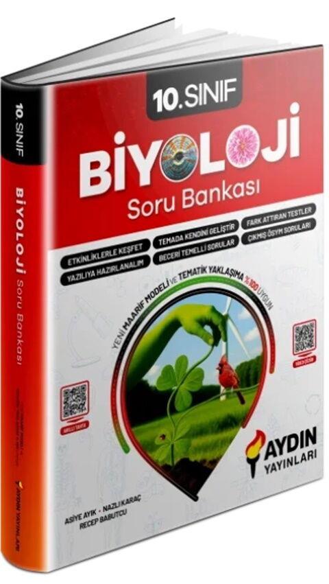 Aydın Yayınları 10. Sınıf Biyoloji Konu Özetli Soru Bankası