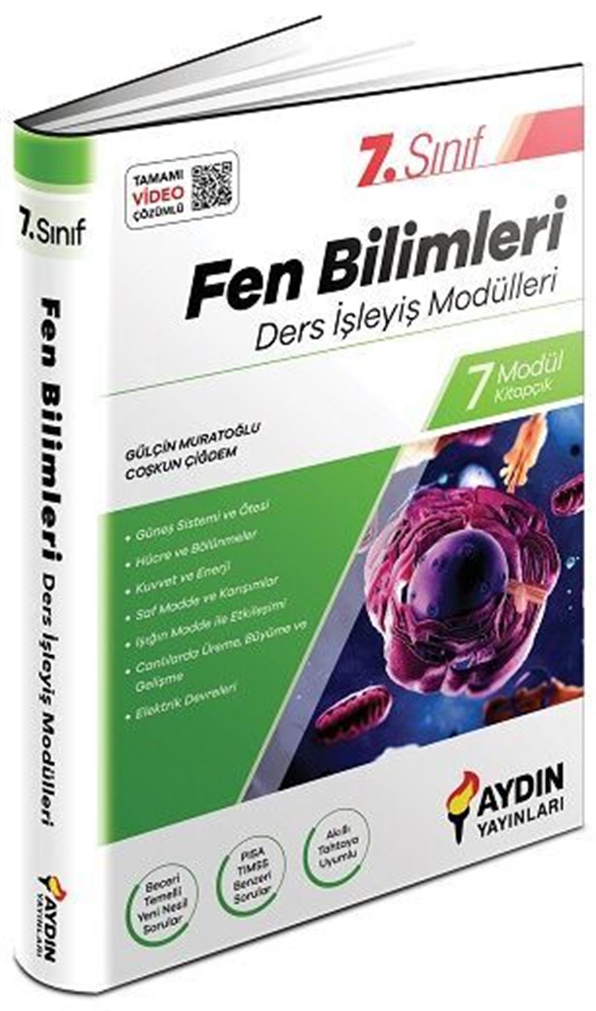 Aydın Yayınları 7. Sınıf Fen Bilimleri Ders İşleyiş Modülleri