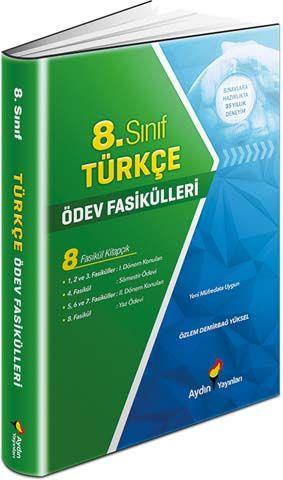 Aydın Yayınları 8. Sınıf Türkçe Ödev Fasikülleri