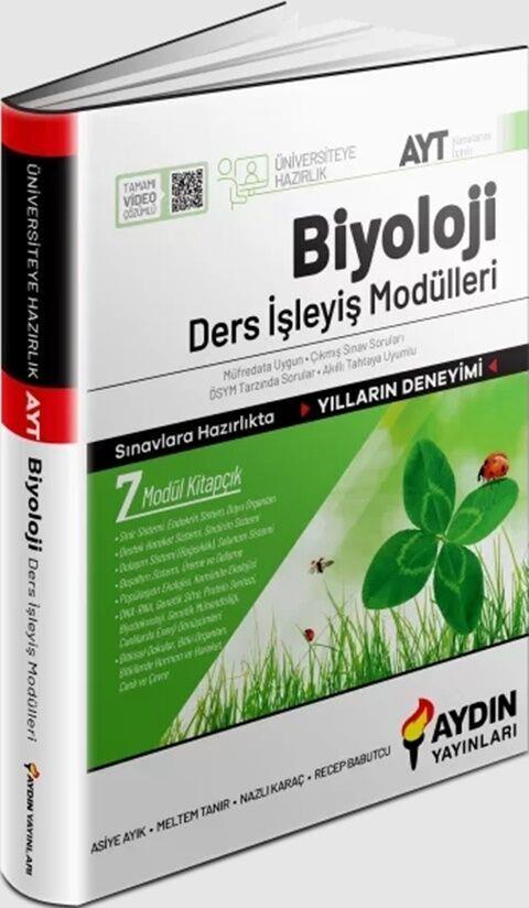 Aydın Yayınları AYT Biyoloji Ders İşleyiş Modülleri 7 Modül