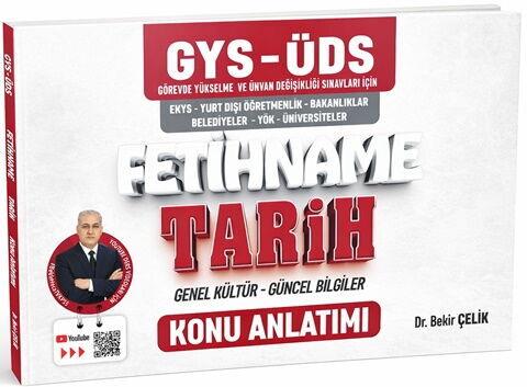 Bekir Çelik GYS ÜDS FETİHNAME Tarih Genel Kültür Güncel Bilgiler Konu Anlatımı