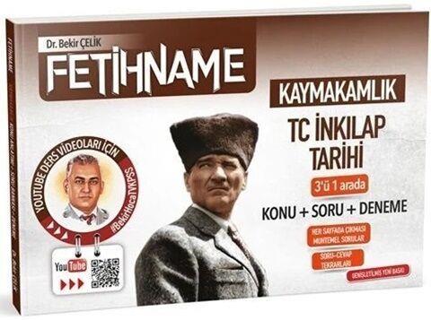 Bekir Çelik Kaymakamlık FETİHNAME TC İnkılap Tarihi Konu Soru Deneme 3 ü 1 Arada