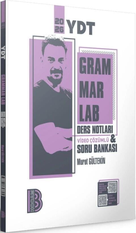 Benim Hocam 2026 YDT İngilizce Grammar Lab Ders Notları Soru Bankası