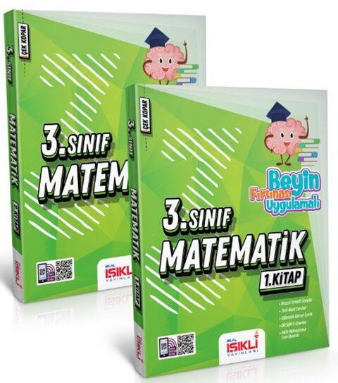 Bilal Işıklı Yayınları 3. Sınıf Matematik Beyin Fırtınası Uygulamalı Soru Bankası Seti