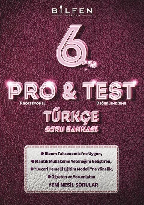 Bilfen Yayıncılık 6. Sınıf Türkçe ProTest Soru Bankası