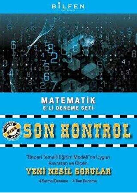 Bilfen Yayıncılık 8. Sınıf Matematik Son Kontrol 8 li Deneme Seti