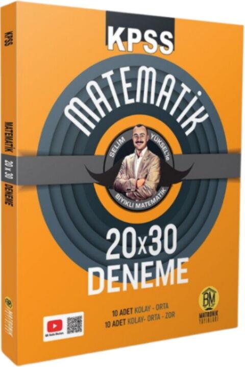 Bıyıklı Matematik KPSS Matematik 20 x 30 Deneme