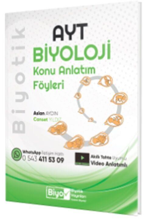 Biyotik Yayınları AYT Biyoloji Konu Anlatım Föyleri
