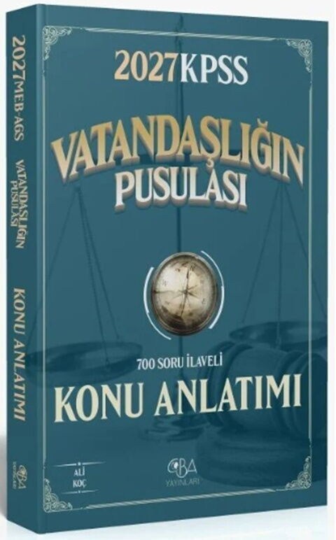 CBA Yayınları 2027 KPSS Vatandaşlık Vatandaşlığın Pusulası Konu Anlatımı