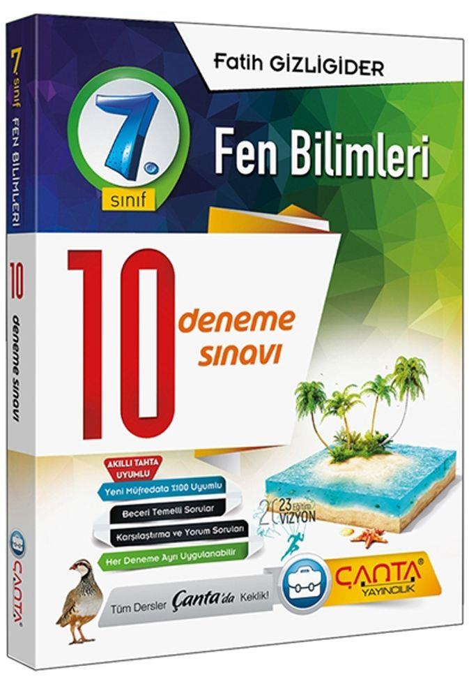 Çanta Yayınları 7. Sınıf Fen Bilimleri 10 Deneme