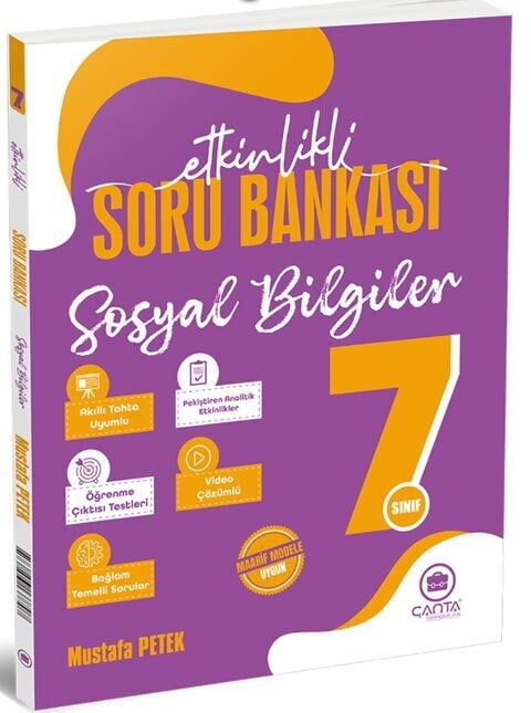 Çanta Yayınları 7. Sınıf Sosyal Bilgiler Etkinlikli Soru Bankası