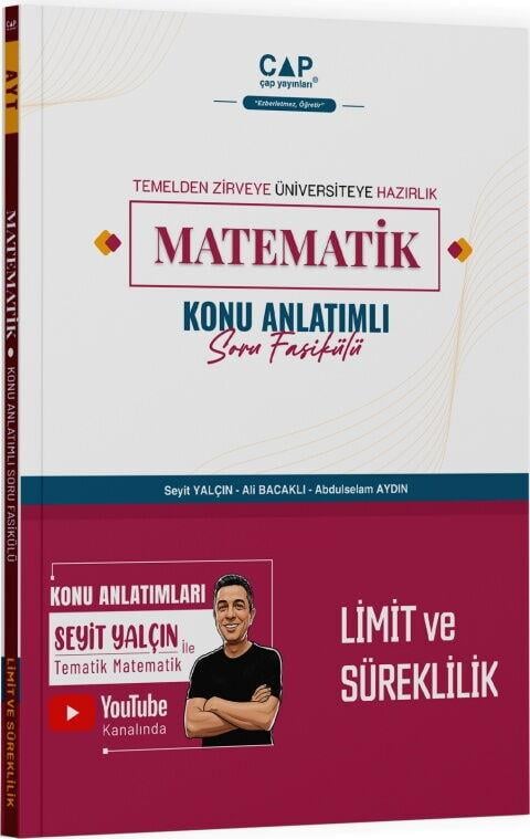 Çap Yayınları Matematik Limit ve Süreklilik Konu Anlatımlı Soru Fasikülü