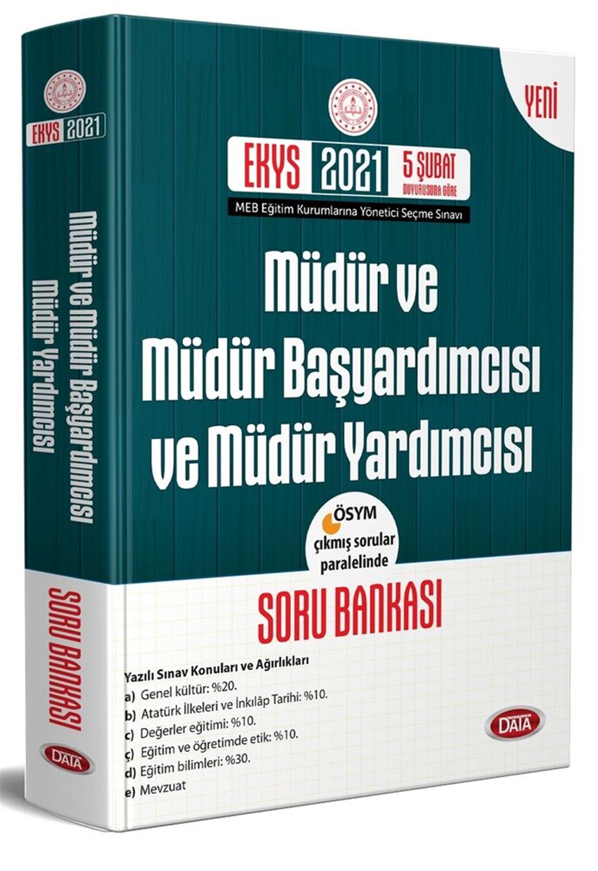 Data Yayınları 2026 EKYS Müdür ve Müdür Yardımcısı Soru Bankası