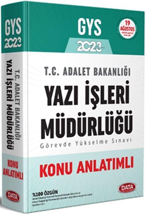 Data Yayınları 2023 Adalet Bakanlığı Yazı İşleri Genel Müdürlüğü GYS Soru Bankası