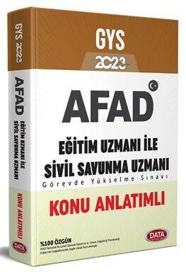 Data Yayınları 2023 Afad Eğitim Uzmanı ile Sivil Savunma Uzmanı Konu Anlatımı