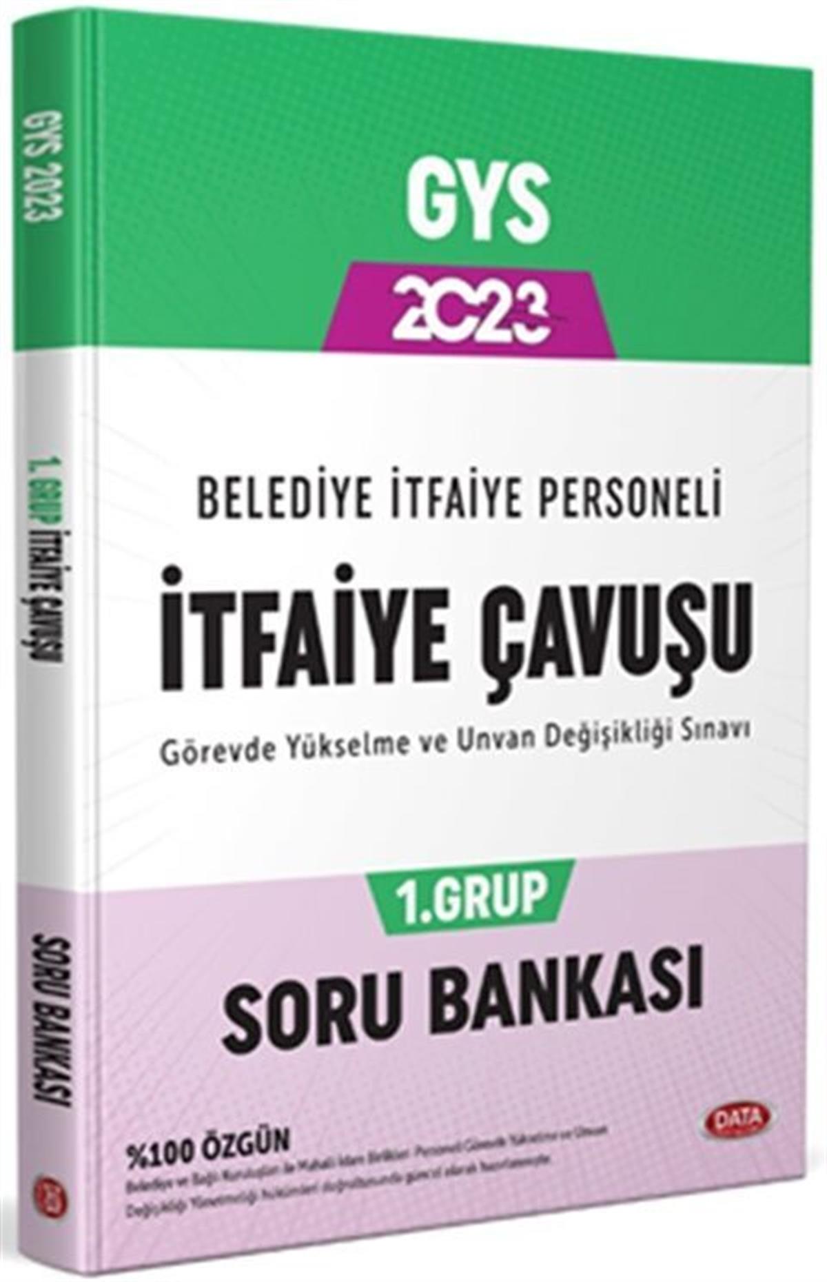 Data Yayınları 2023 GYS Belediye İtfaiye Çavuşu 1. Grup Soru Bankası