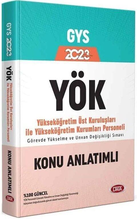 Data Yayınları 2023 GYS YÖK Yükseköğretim Üst Kuruluşları ile Kurumları Konu Anlatımlı