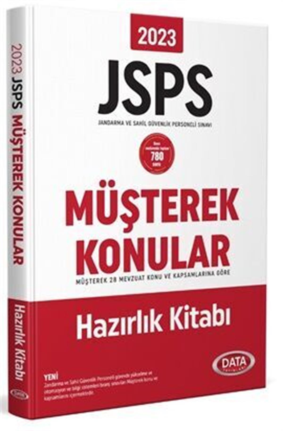 Data Yayınları 2023 JSPS Müşterek Konular Hazırlık Kitabı