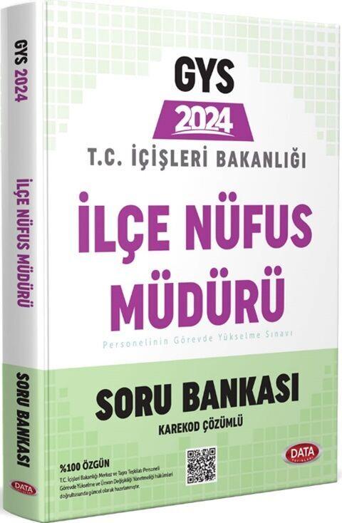 Data Yayınları 2024 GYS İçişleri Bakanlığı İlçe Nüfus Müdürü Soru Bankası