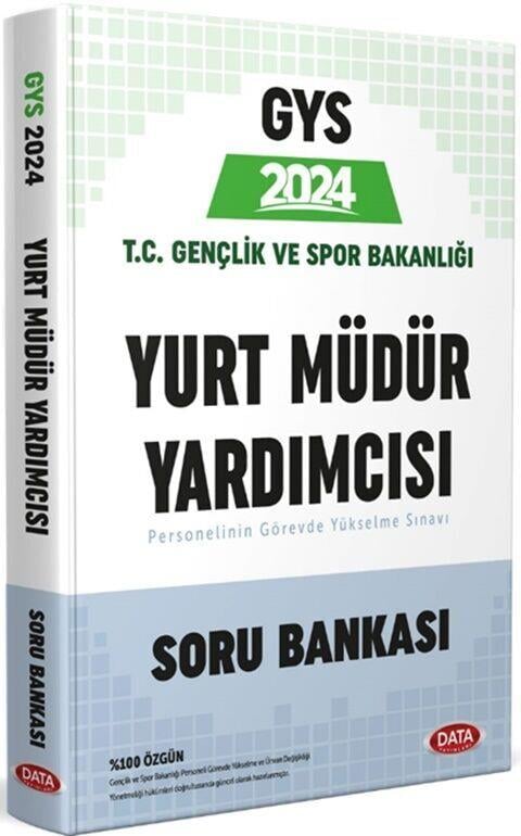 Data Yayınları 2024 GYS T.C Gençlik Ve Spor Bakanlığı Yurt Müdür Yardımcısı Soru Bankası
