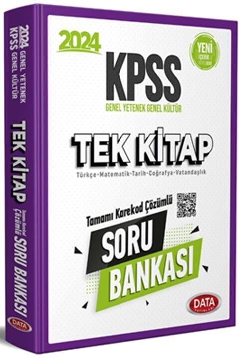 Data Yayınları 2024 KPSS GYGK Tek Kitap Soru Bankası