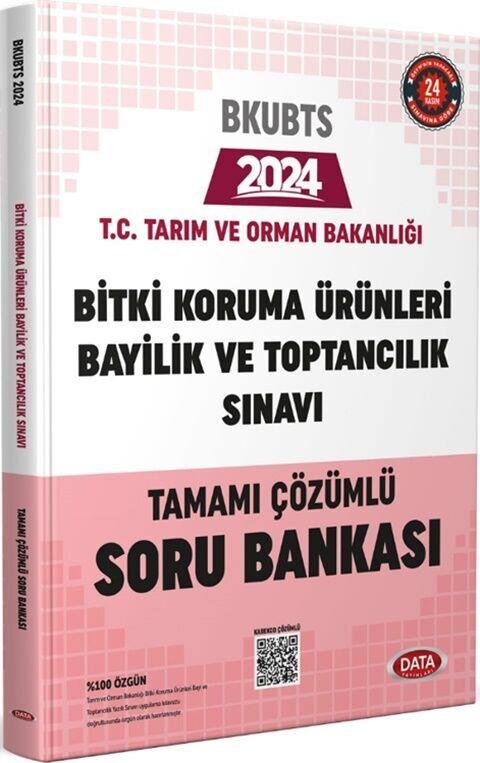 Data Yayınları 2024 T.C. Tarım Ve Orman Bakanlığı Bitki Koruma Ürünleri Bayilik Ve Toptancılık Sınavı Tamamı Çözümlü Soru Bankas