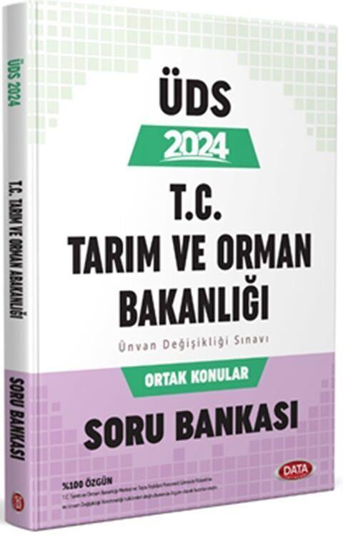 Data Yayınları 2024 T.C. Tarım ve Orman Bakanlığı Ünvan Değişikliği Sınavı Ortak Konular Soru Bankası