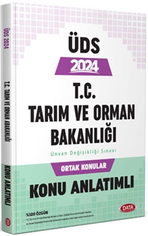 Data Yayınları 2024 T.C. Tarım ve Orman Bakanlığı Ünvan Değişikliği Konu Anlatımlı