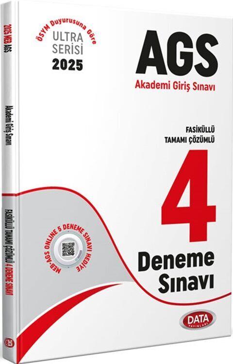 Data Yayınları 2025 AGS Ultra Serisi Fasiküllü 4 Deneme